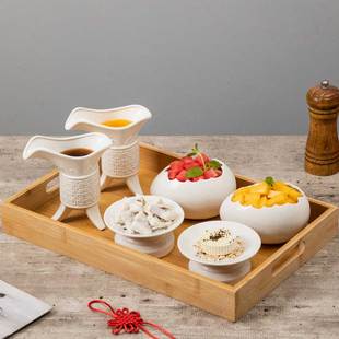 古代秦始皇仿古帝王杯陶瓷宫廷玉液酒杯高级感一套稀奇古怪的酒杯