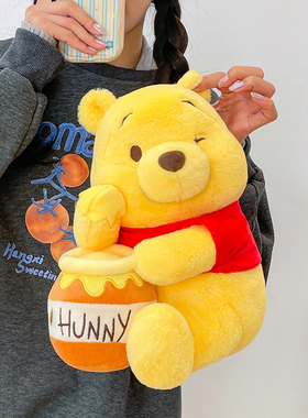 小熊维尼毛绒公仔玩偶可爱绒布玩具生日礼物女生毛绒大布娃娃儿童