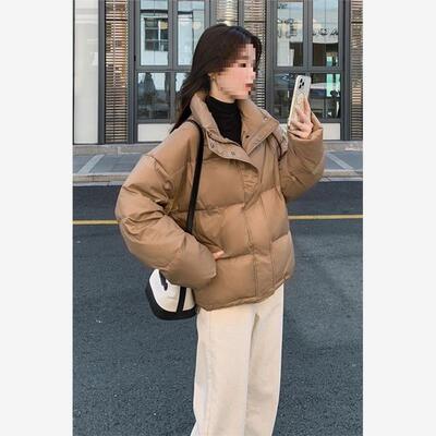 轻薄羽绒棉服面包服女短