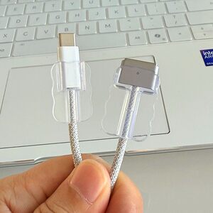 适用苹果笔记本MacBook pro电脑Air编织线数据线保护套防断头线夹