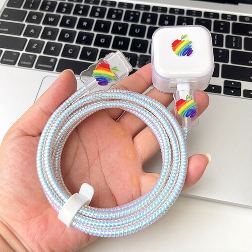 适用苹果笔记本MacBook Air 40W 35W 70W充电器数据线保护套绕绳