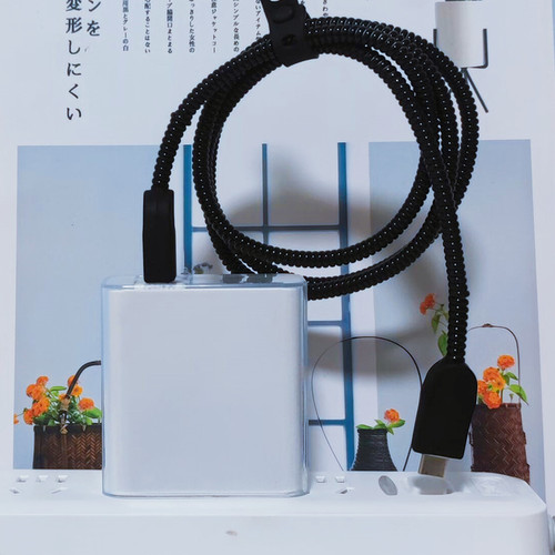 适用华为笔记本65W充电器荣耀电脑MateBook数据线保护套90W缠绕绳