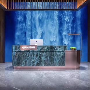 美容院会所吧台桌服装店收银台定制酒店宾馆前台接待台公司办公室