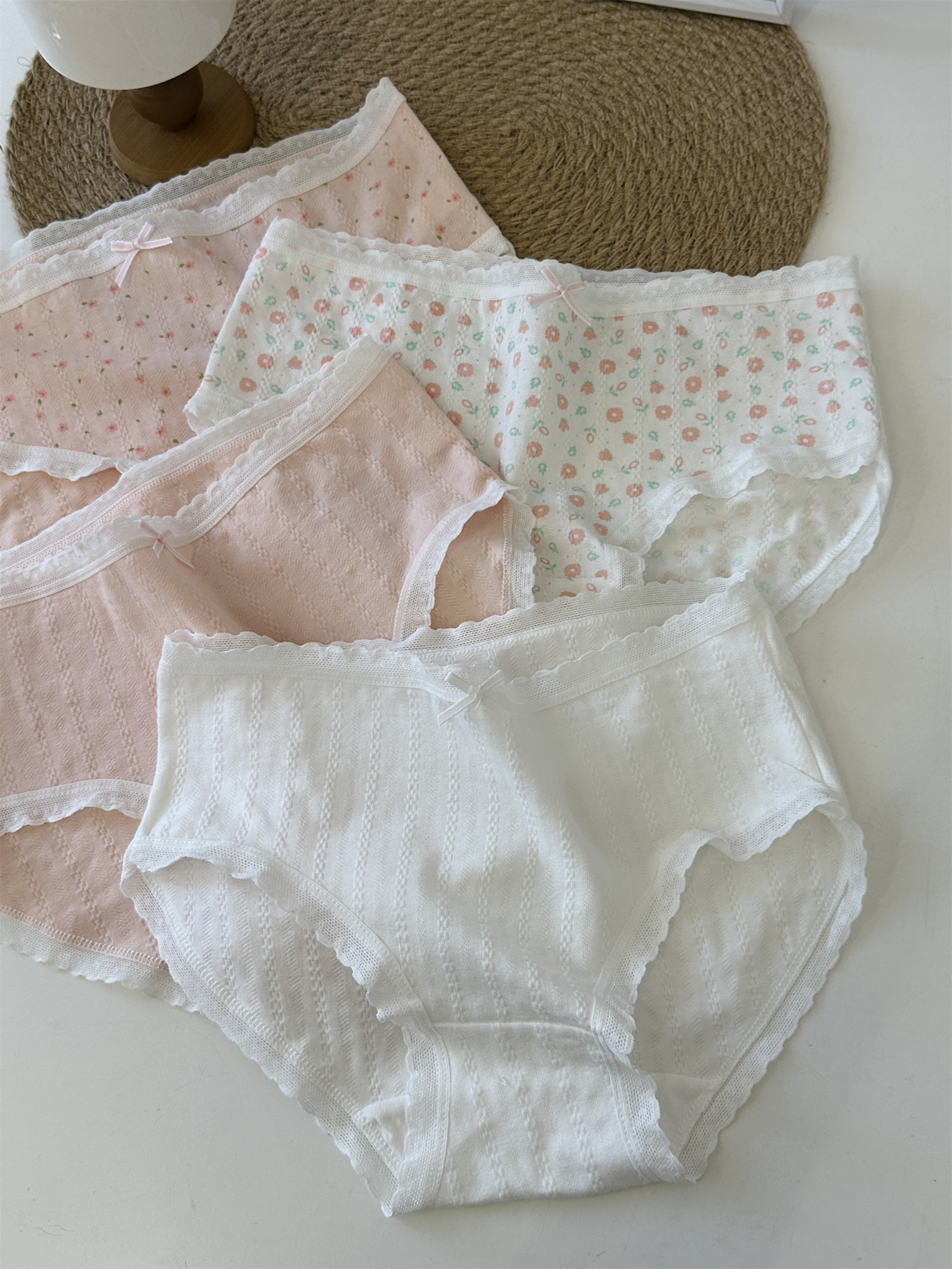 【泽衣壹品】2025新款女士学生透气全棉白色中腰纯棉内裤女夏薄款,女士内衣/男士内衣/家居服,女三角裤,淘宝优惠券,粉丝福利购,淘宝优惠卷