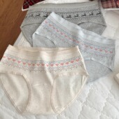 婴儿棉 中腰纯棉内裤 10A 高弹 泽衣壹品 加长裆 A类 抑菌 女秋冬