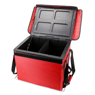 加厚款外卖保温箱EPP泡沫送餐箱子包43/18升大小号车载快餐外卖箱