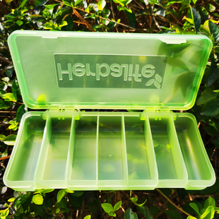 康宝莱牌透明片剂盒片盒药盒6格7格带分类标签纸带密封圈专柜正品