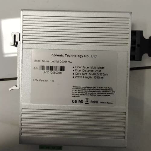 议价Korex科洛理思 JetNet 2005f 工业以太网