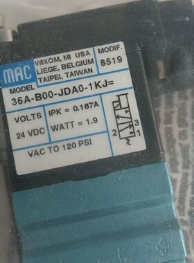 议价无包装正品MAC 36A-B00-JDA0-1KJ *