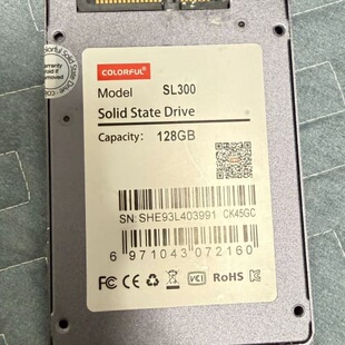 议价七彩虹SL300固态硬盘，128GB容量，SATA接口，2.