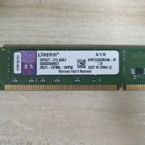 议价金士顿DDR3 4G内存条，1333频率，型号KVR1333