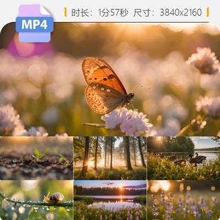 高清立春春天百花盛开花开繁华谷雨节气绿色生机惊蛰视频素材