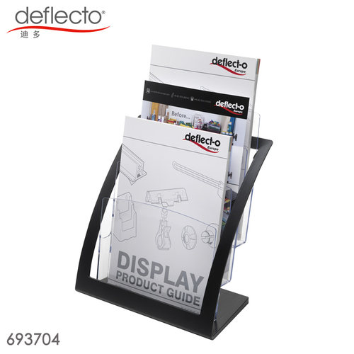 a4三层展示架桌面资料亚克力