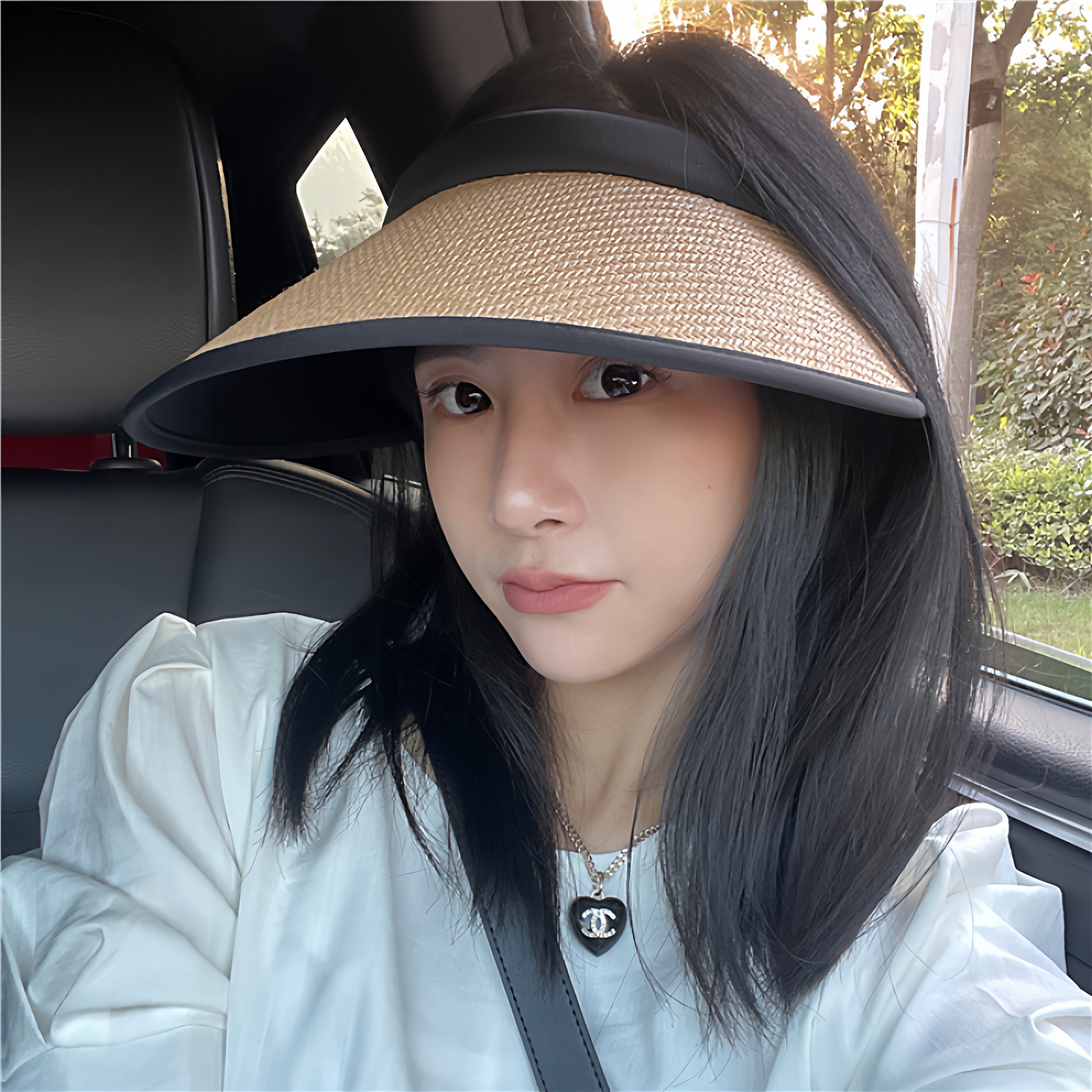 夏季女大檐空顶防晒遮阳帽
