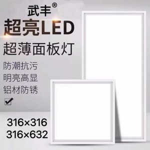 316x316*632宝士仕龙克兰斯集成吊顶适用尺寸厨房卫生间LED平板灯