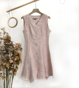 十三行精品女装时尚马甲连衣裙2025夏装新款韩版气质不规则裙子潮