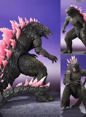 SHM哥斯拉大战金刚2玩具手办机械三头龙可动怪兽恐龙模型生日礼物