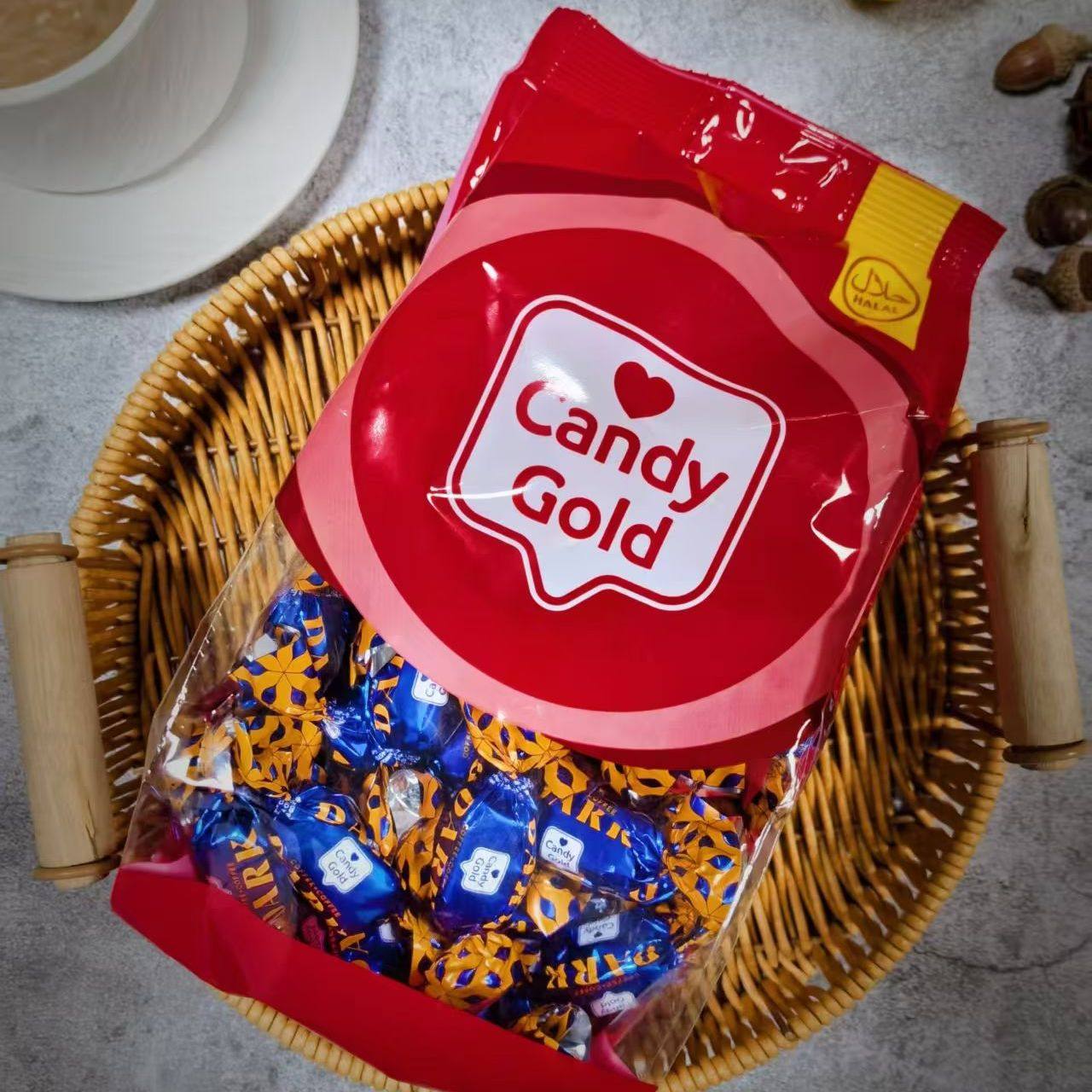 进口乌兹别克斯坦巧克力涂层可可冰淇淋水果味婚庆喜糖新年糖果