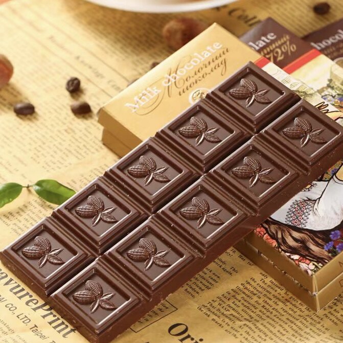 白俄罗斯进口斯巴达克黑巧克力纯可可脂黑巧低苦休闲健身零食品