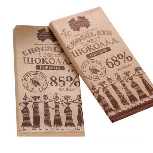 白俄罗斯原装进口巧克力68%85%可可脂苦黑巧醇香健身包邮85g