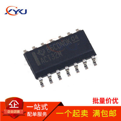 全新原装 CD74ACT32M96 ACT32M 贴片SOP-14 四路2输入或门