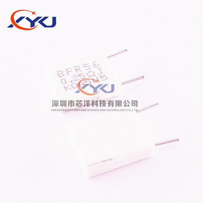 BPR56 5W无感水泥电阻 0.25R 0.25欧 5W 立式无感陶瓷电阻 2脚