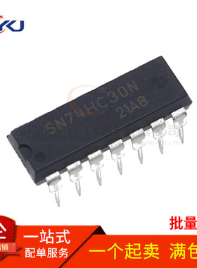 全新 HD74HC30P SN74HC30N 逻辑 - 栅极和逆变器  直插 DIP14