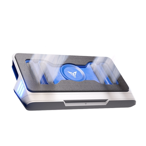 飞智压风式笔记本散热底座BS1笔记本电脑散热器静音降噪风扇游戏本专用散热神器可防尘支架涡轮压风制冷降温