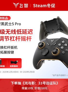 【新品首发】飞智黑武士5Pro/4Pro竞技精英手柄黑神话悟空switch无线pc电脑版游戏手柄蓝牙steam手柄类似xbox