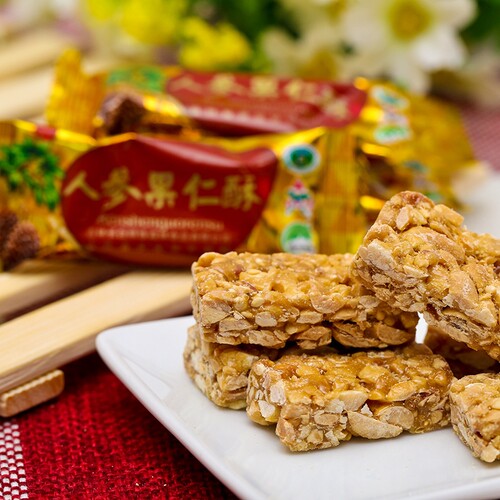 长白山人参果仁酥糖松仁花生蓝莓果仁酥糖美味糖果 即食人参糖