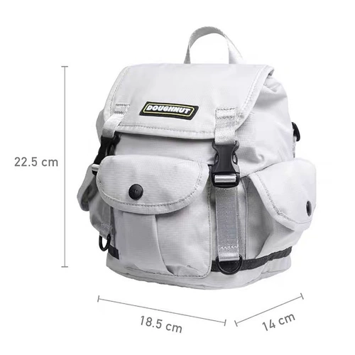 Милый маленький пончик, рюкзак, универсальная портативная сумка через плечо подходит для мужчин и женщин, небольшая сумка