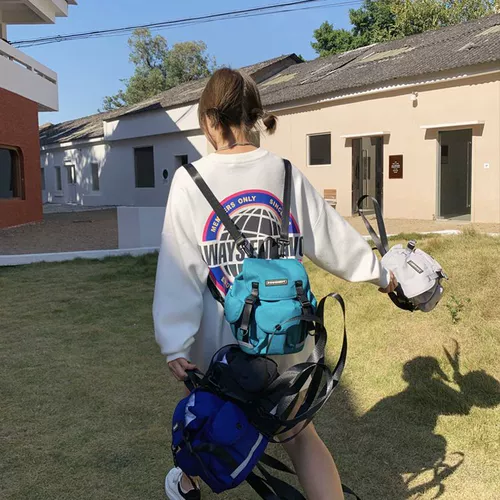 Милый маленький пончик, рюкзак, универсальная портативная сумка через плечо подходит для мужчин и женщин, небольшая сумка