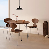 官方正品 Jacobsen北欧丹麦 ANT蚂蚁椅餐椅Arne 现货Fritz Hansen