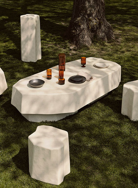 ferm living丹麦Staffa Pedestal展示台花瓶架摆件客厅卧室边几