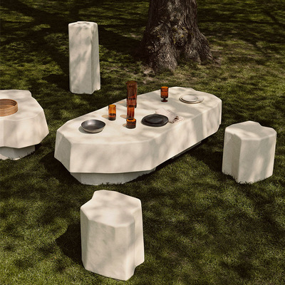 ferm living丹麦Staffa Pedestal展示台花瓶架摆件客厅卧室边几