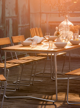 String瑞典进口Grythyttan Classic系列户外长桌北欧风现代简约