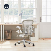 Miller Herman 赫曼米勒Aeron人体工学椅矿石白家用 现货秒发