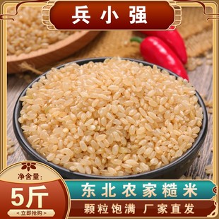 25年新东北糙米新米五谷杂粮糙米饭健身脂减农家自种粗粮批发