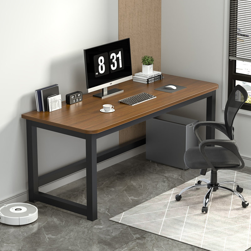 家用电脑桌书桌书架组合一体卧室桌子宿舍学生写字学习桌办公桌椅