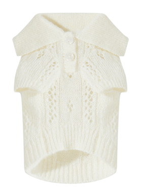 UNLEASHED韩国ins老钱风提花狗狗马海毛毛衣马尔济斯秋冬保暖衣服