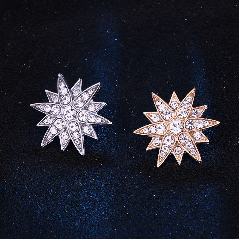 男士胸针满钻6芒星领花衬衫领针领扣针个性西服胸花徽章胸章,服饰配件/皮带/帽子/围巾,领针,淘宝优惠券,粉丝福利购,淘宝优惠卷
