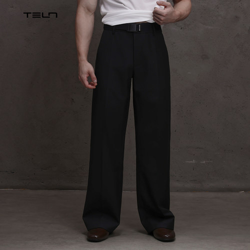 ttelen.直筒H版羊毛西裤休闲长裤丨羊毛天丝丨利落挺阔丨抗皱免烫