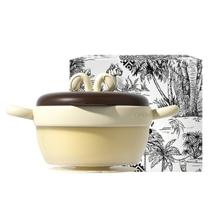 卡曼宝宝辅食注水保温碗婴幼儿吃饭专用恒温碗儿童餐具316不锈钢