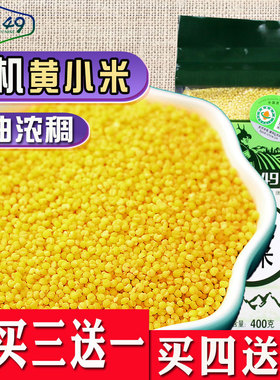 北纬49东北2025新有机黄小米月子宝宝小黄米杂粮粥糯优质400g