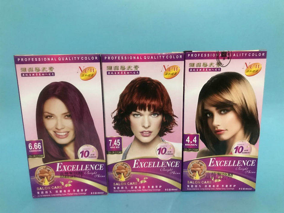 正品包邮澜源朱古力60mlx2染发膏