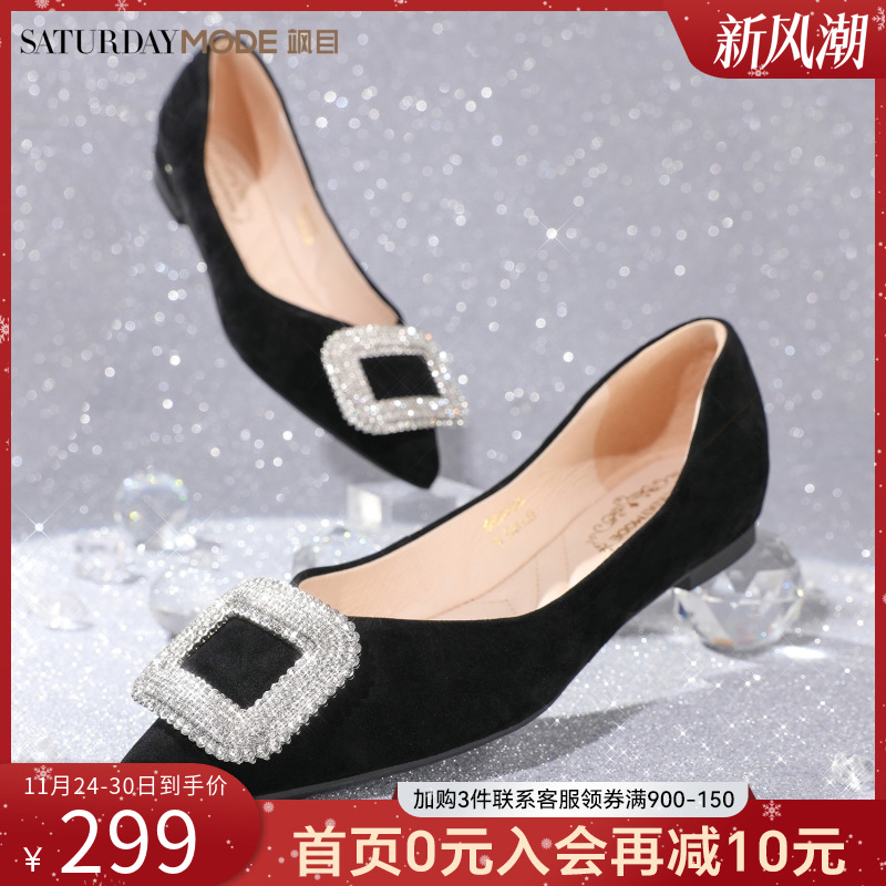 气质平底鞋女超软羊皮浅口单鞋