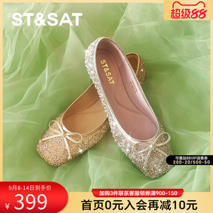 2025春季 一脚蹬小跟鞋 新款 软底舒适芭蕾舞女鞋 法式 星期六浅口单鞋