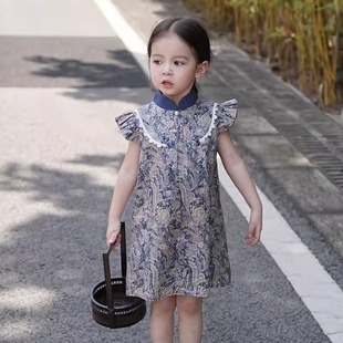 一年级女孩裙子2025新款今年流行爆款新中式国风女装女童超好看三