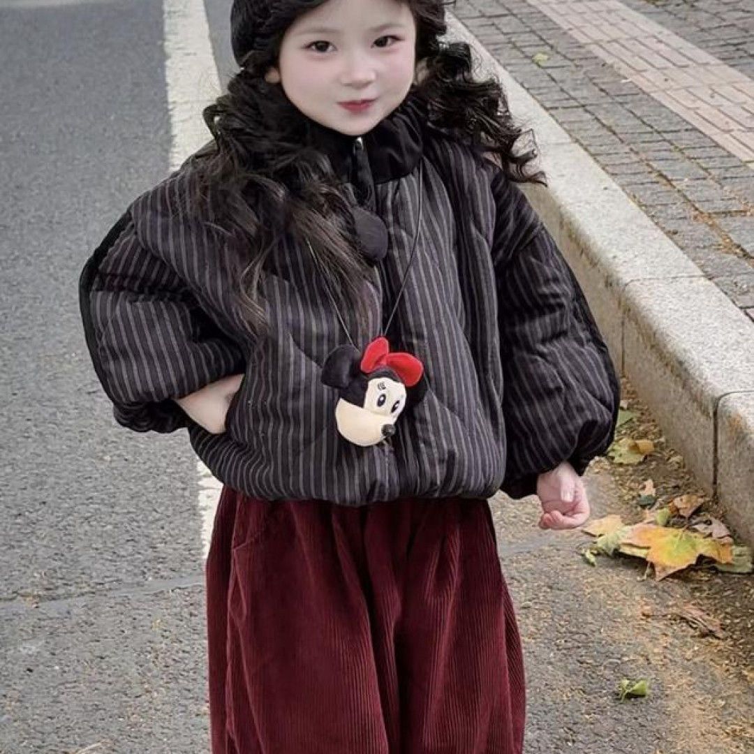 女童超级厚棉服女款冬季2025新款