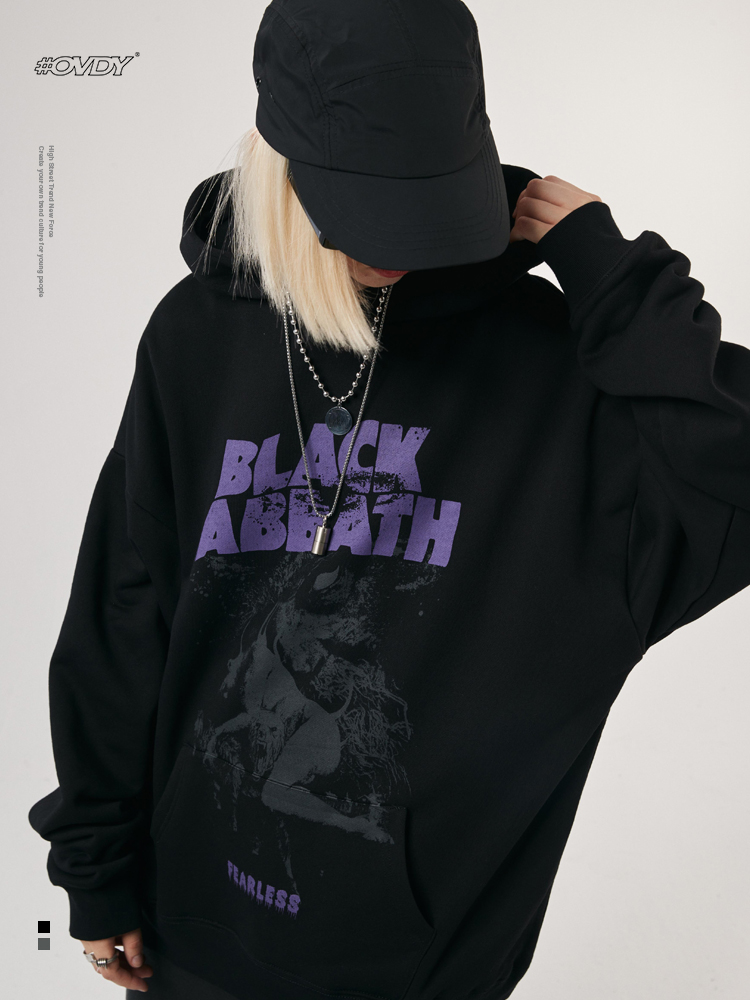 ovdy美式高街卫衣潮牌oversize女